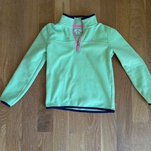 Girls Vineyard Vines Fleece Quarter Zip size S